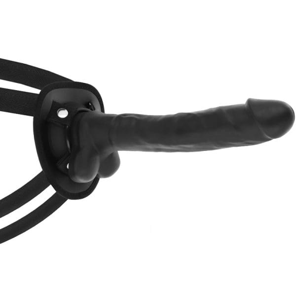 COCK MILLER - HARNESS + SILICONE DENSITY ARTICULABLE COCKSIL BLACK 24 CM 3
